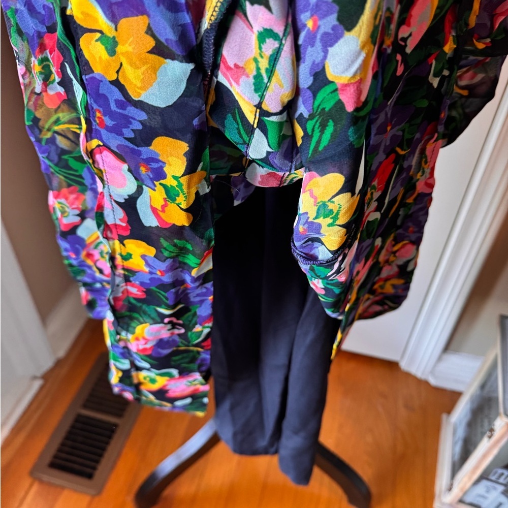 Anthropologie The Somerset Strapless Maxi Dress- Floral - Size Medium- NWT - Picture 7 of 15